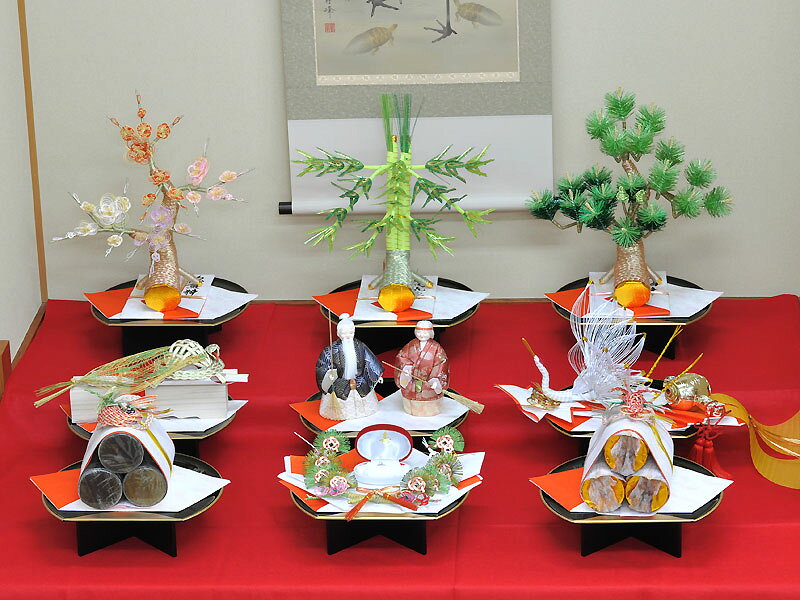 【結納フェア商品　ポイント2倍】結納 -関西式結納品-なごみ会席盆9点セット(毛せん付)