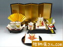 結納 -九州式結納品-わたゆき黒塗台セット【九州仕様スタイル1】(毛せん付)