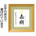 命名色紙額(ドンス仕立て)【毛筆で心を込めてお書きした命名書です】【送料無料】