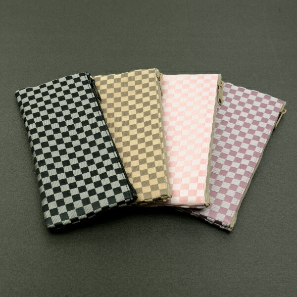 数珠袋 ペンケース型・市松模様/数珠入れ/念珠袋　4種類からお選びいただけます