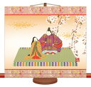 お雛様掛軸 掛け軸 吉祥雛 伊藤香旬 約横44.5cm×縦39cm【専用スタンド付】g6479 MT1F8-009 お雛様 お雛さま おひな様 おひなさま ひな祭り 雛祭り ひなまつり 桃の節句 ひな飾り 雛 ひな人形 雛人形 初節句 出産