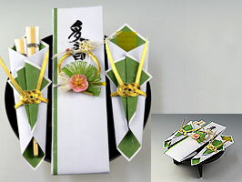 結納-関東式-受書・関東式黒台(結納に対する受書) 結納-関東式-受書・関東式黒台(結納に対する受書)