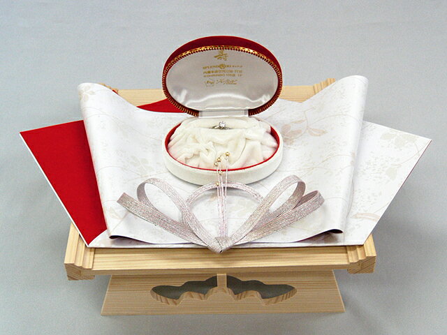 結納-関東式-指輪・記念品用飾り台（真珠セット用）