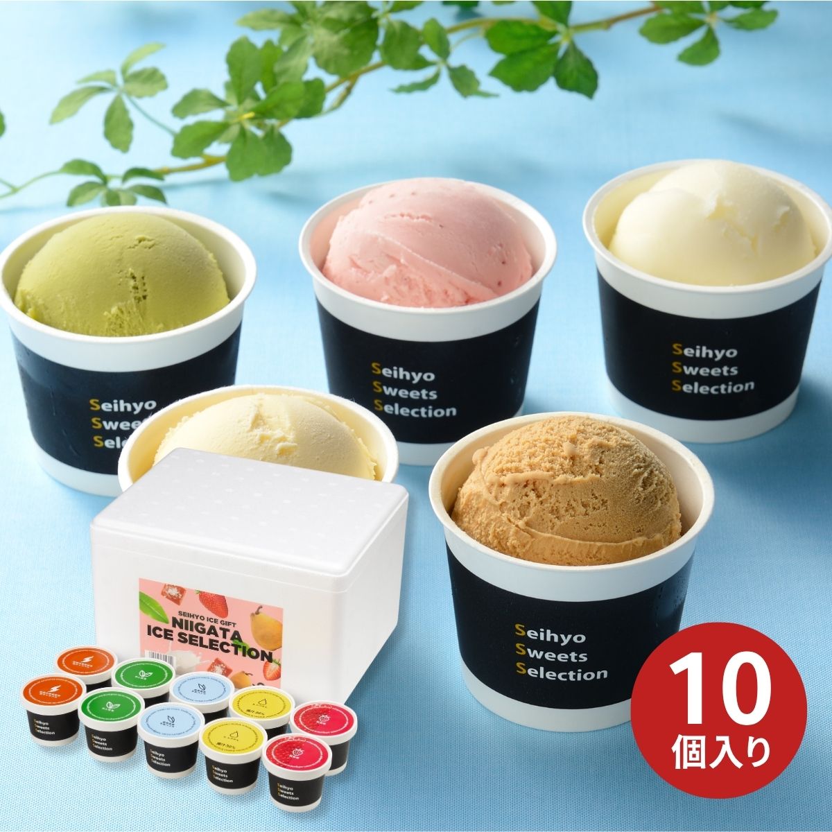 セイヒョー NIIGATA ICE SELECTION 10個入 (6月1日より順次出荷予定) (承り期間：7月25日まで) お中元 夏ギフト 産地直送 グルメ 食品 ..