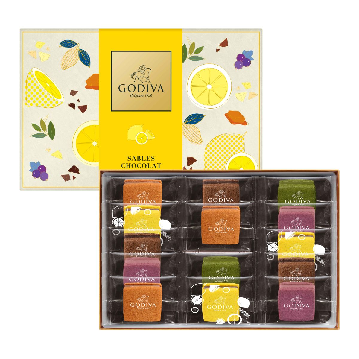【ポイント5倍】GODIVA サブレショコラ瀬戸内レモンアソートメント 14個入(承り期...