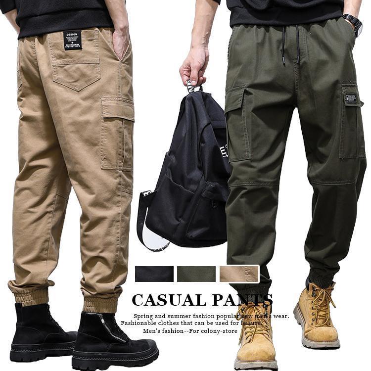カーゴパンツ メンズ 無地 大きいサイズ ダンス 6ポケット 軍パン 作業着 ミリタリーパンツ ワークパンツ チノパン キャンプ