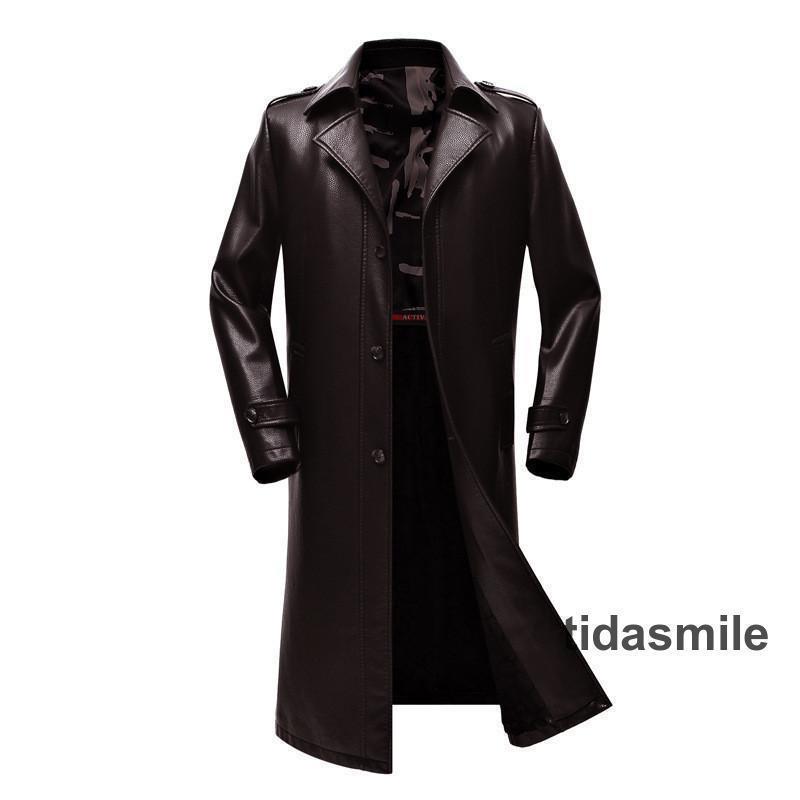 ラム革コート ロング丈 アウター 毛皮コート レザー メンズ 革ライダース 大きいサイズ 防寒 秋冬 バイク カジュアル 防風