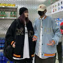 カップルコート原宿系レディースペアルックコートメンズコートスウェットジャンパー裏起毛