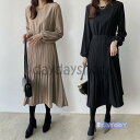 ワンピース レディース きれいめ シフォン春秋 長袖 上品 ワンピース 大きいサイズ 韓国風 おしゃれ着痩せ 新品通勤結婚式 30代 40代 50代