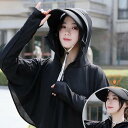 UPF50+ 帽子 レディース サンバイザー フェイスガード UVカット 日よけ帽子 つば広 360度 紫外線対策 農作業 屋外 ガーデニング 釣り 日焼け防止...