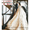 ウエディングドレス 襟 袖付き 花嫁 ドレス 二次会 結婚式 dress 大きいサイズ ブライダル wedding 披露宴 2020 プリンセス エンパイア ロングドレス