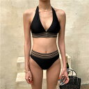 水着 レディース 三角ビキニ 2点セット オトナ女子 盛れる パッド ブラ海水浴 ショーツ 温泉 無地 可愛い ビキニ セクシ