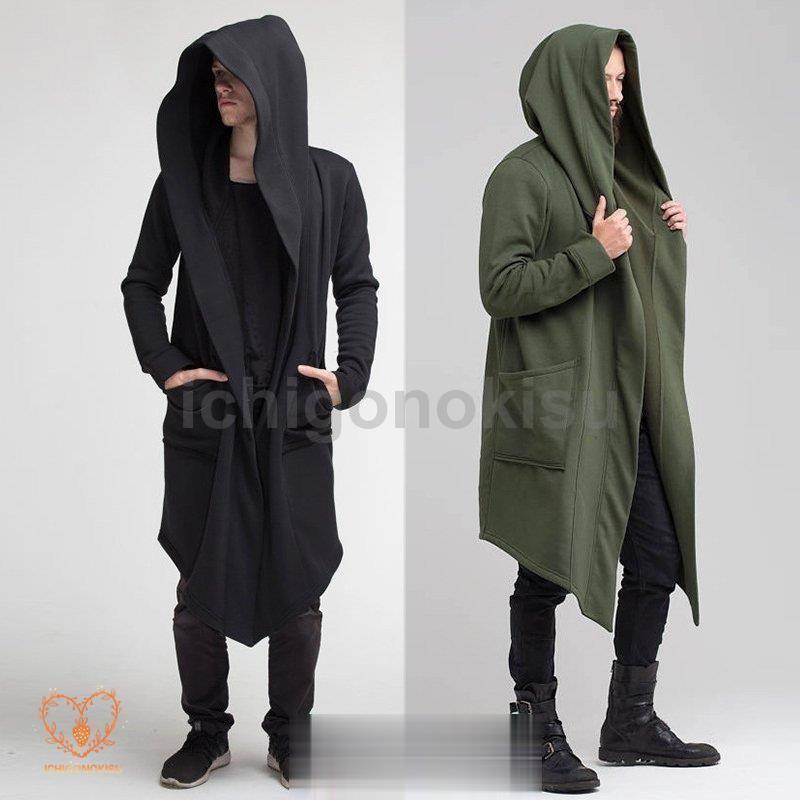 パーカー メンズ ロング 40代50代 スウェット 長袖 パーカ 羽織り フード 春秋 Tシャツ 大きいサイズ カジュアル トップス トレーナー