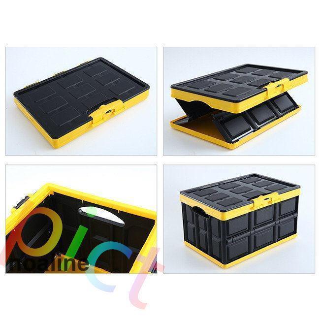 トランク収納 収納ボックス 収納ケース 折りたたみ フタ付き プラスチック コンテナボックス