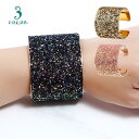 バングル アクセサリー ファッション小物 レディース スパンコール キラキラ ゴージャス 華やか おしゃれ プレゼント ギフト