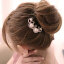 ヘアアクセサリー 髪飾り コーム かんざし レディース 女性 お団子 フェイクパール フラワー 花 上品 フォーマル 結婚式 お呼ばれ パーティー か(4)