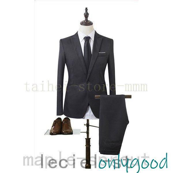 メンズスーツセット新作アウタースタイリッシュレギュラー紳士服ビジネススーツホスト披露宴結婚式カジュアルxf001