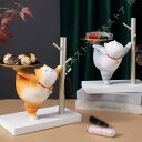 小物入れ おしゃれ アクセサリー収納 卓上小物入れ アクセサリーケース かわいい 鍵置き 玄関 トレー レトロ インテリア雑貨 トレイ ネコ ヨーロピアン風 北欧(3)