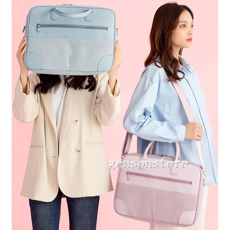 PCケース 軽量パソコンケース おしゃれ シンプル 女性 手提げ 2wayビジネス パソコンバッグ 衝撃吸収 低反発 ノートパソコン トートバッグ 通勤出張 13/14/15