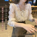 レース ブラウス トップス ブラウス 長袖 レースシャツ 総レース 花柄 レディース インナー 春 夏 秋 冬 通勤 透け感 おしゃれ 着回し 重ね着 30代