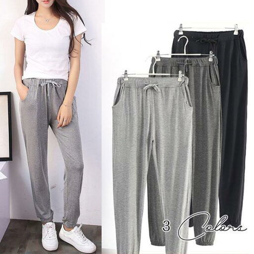 サルエルパンツ ウエストゴム ロング丈 リボン付き レディース ワイドパンツ ジョガーパンツ ダンス トレーニング ジム ヨガ 無地 サルエルパンツ ウエストゴム ロング丈 リボン付き レディース ワイドパンツ ジョガーパンツ ダンス トレーニング ジム ヨガ 無地