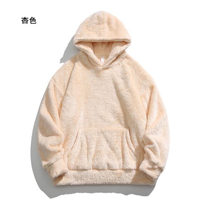 ボアパーカー メンズ プルパーカー シャギーボア マイクロフリースパーカー 暖かい ファー シャギー フワフワ