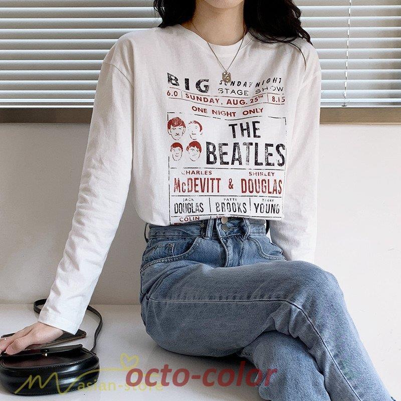 20代 30代 40代 ファッション 通学 カジュアル お出かけ レディース 韓国 韓国ファッション 部屋着 レジャー 春秋 インナーtシャツトレンド 柔らかい エレガント きれいめ 上品 通勤 女性 チュニック 女子 オシャレ お洒落 デート オフィス 女性用 ニット ブラウス 快適 アウター◆素材：コットン その他◆セット内容：Tシャツ■色：ホワイト◆伸縮性：なし 透明度：なし◆サイズ情報：Sバスト102cm 着丈60cm 肩幅48cm 袖丈52cmM:バスト104cm 着丈61cm 肩幅49cm 袖丈53cmL:バスト106cm 着丈62cm 肩幅50cm 袖丈54cmXL:バスト108cm 着丈63cm 肩幅51cm 袖丈55cm◆お客様の身長や体型により、着用の丈が写真より短くなる場合もあります。上記の着丈のデータご参考になさってくださいませ。