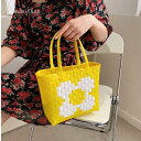 編みバッグ 手編み かごバッグ トートバッグ 可愛い レディース ショルダー トート ストローバッグ バッグ 夏バッグ ビーチバッグ きれいめ おしゃれ リゾー...
