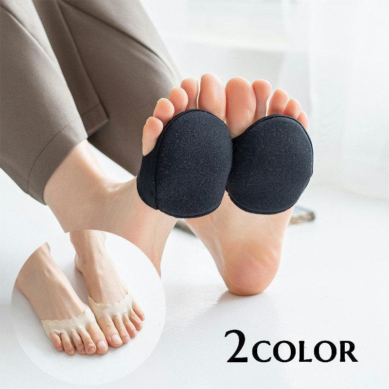 インソール フットパッド 中敷き 足裏クッション レディース 婦人用 5本指タイプ つま先 ハーフインソ..