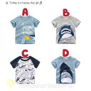 個別 半袖 Tシャツ プリントTシャツ カットソー トップス 夏 子供服 男の子 男児 キッズ KIDS 動物 アニマル サメ シャーク