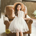 子供服 ワンピース キッズ 子供ドレス dress 韓国子供服 女の子 夏 半袖 膝丈 レースワンピ 結婚式 発表会 ピアノ おしゃれ 可愛い 通学着 通園着(4)