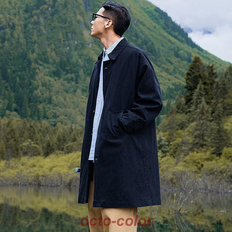 オーバーコート　メンズコート　コート　春秋冬　メンズ　ゆったり　ロングコート　ジャケット　ロング..