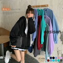 裏起毛 スウェットパーカー レディース