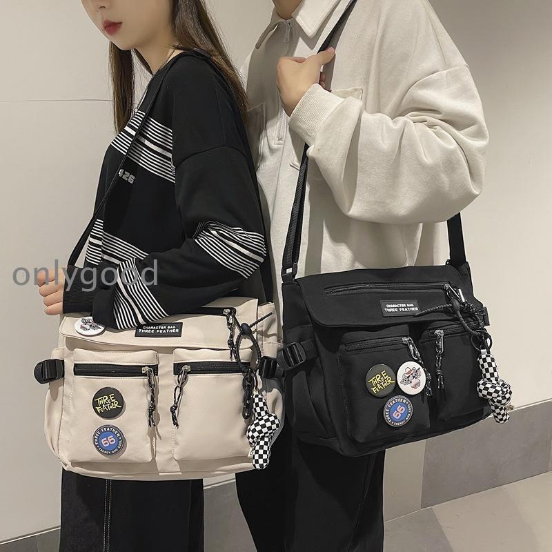 ショルダーバッグ メンズ 大きめ 帆布 メッセンジャーバッグ a 斜めがけバッグ マチ広い ズックバッグ ..