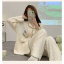 パジャマ レディース 長袖 セット ダブルガーゼ ルームウェア 上下セット コットン ロングパンツ ガーゼ 部屋着 寝間着 前開き 冷え性対策 春 夏 秋 冬
