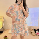 甚平 レディース 和柄 パジャマ 和式 ルームウェア 半袖 上下セット Vネック トップス パンツ ナイトウエア 春 夏 浴衣 前開き 夏祭り 寝巻き