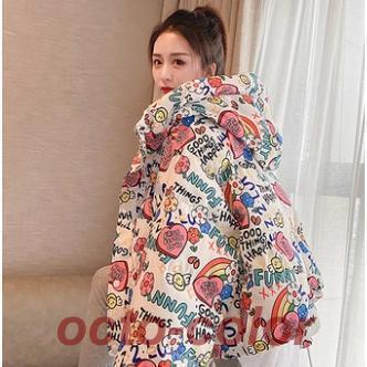 アウター デート ジャケット ダウンジャケット もこもこアウター ショート丈 袖あり 長袖 萌袖 ルーズ ..