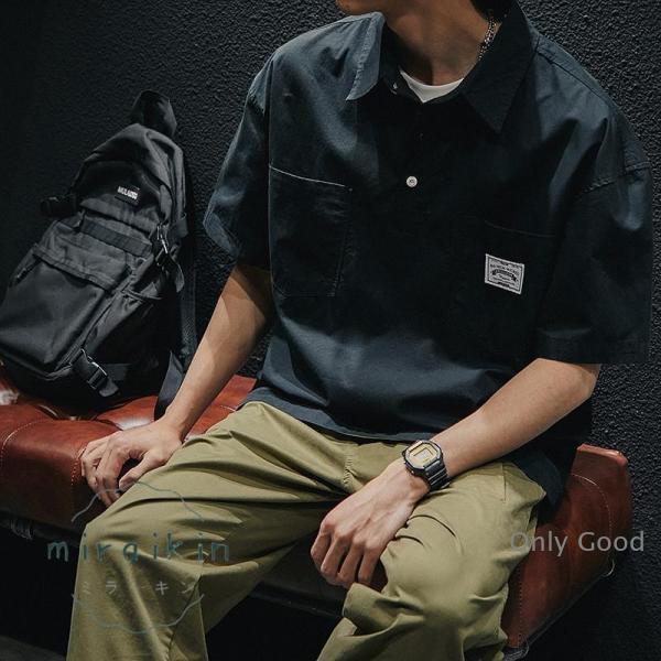 半袖シャツ 夏 カジュアルシャツ メンズ ミリタリーシャツ サマーシャツ 大きいサイズ ゆったり 20代30代40代50代 おしゃれ 薄手 通気 かっこいい