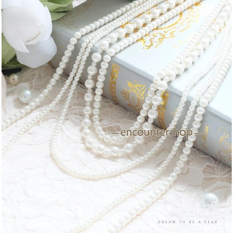 パールネックレス ネックレス パール アクセサリー 結婚式 冠婚葬祭 フォーマル パーティー パーティ ..