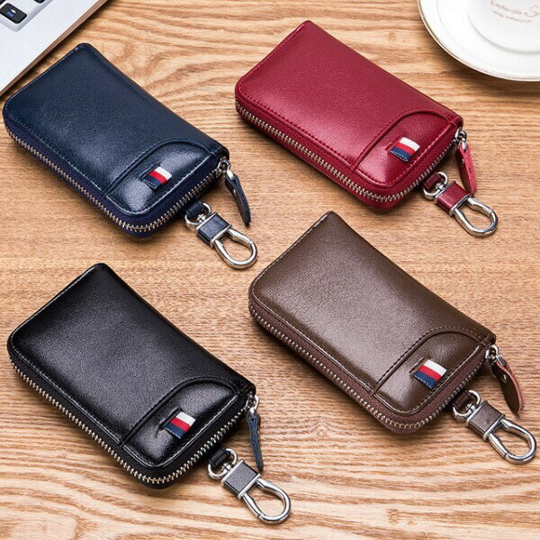 キーケース レディース メンズ スマートキー 使いやすい お揃い ペアルック シンプル 可愛い おしゃれ カラフル 革 本革 手触り 抜群 高級感 ギフト プレゼント