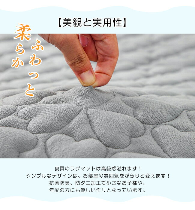 送料無料 ラグ カーペット 洗える サイズ選択可 おしゃれ オールシーズン ラグマット 滑り止め付 フランネル ホットカーペット 床暖房対応 北欧 毛足短い 抗菌 防振 防音マット 滑り止め付 絨毯 ウォッシャブル ふわっと手触り オフィス 業務用 居間用 家庭用 [3]