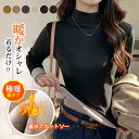 体感+5℃ 高品質 裏起毛インナー 6色対応 長袖 プチハイネック カットソー あったか ポカポカ 極暖 レディース 防寒 ルームウェア シャツ 大きいサイズ 送料無料 発熱 ストレッチ トップス 秋冬 部屋着 暖かい 発熱インナー