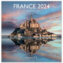 ドレジャー 2024年 ラージカレンダー FRANCE 壁掛け フランス パリ 観光地 スケジュール 写真 日本の祝日シール付き 輸入雑貨(79008029)