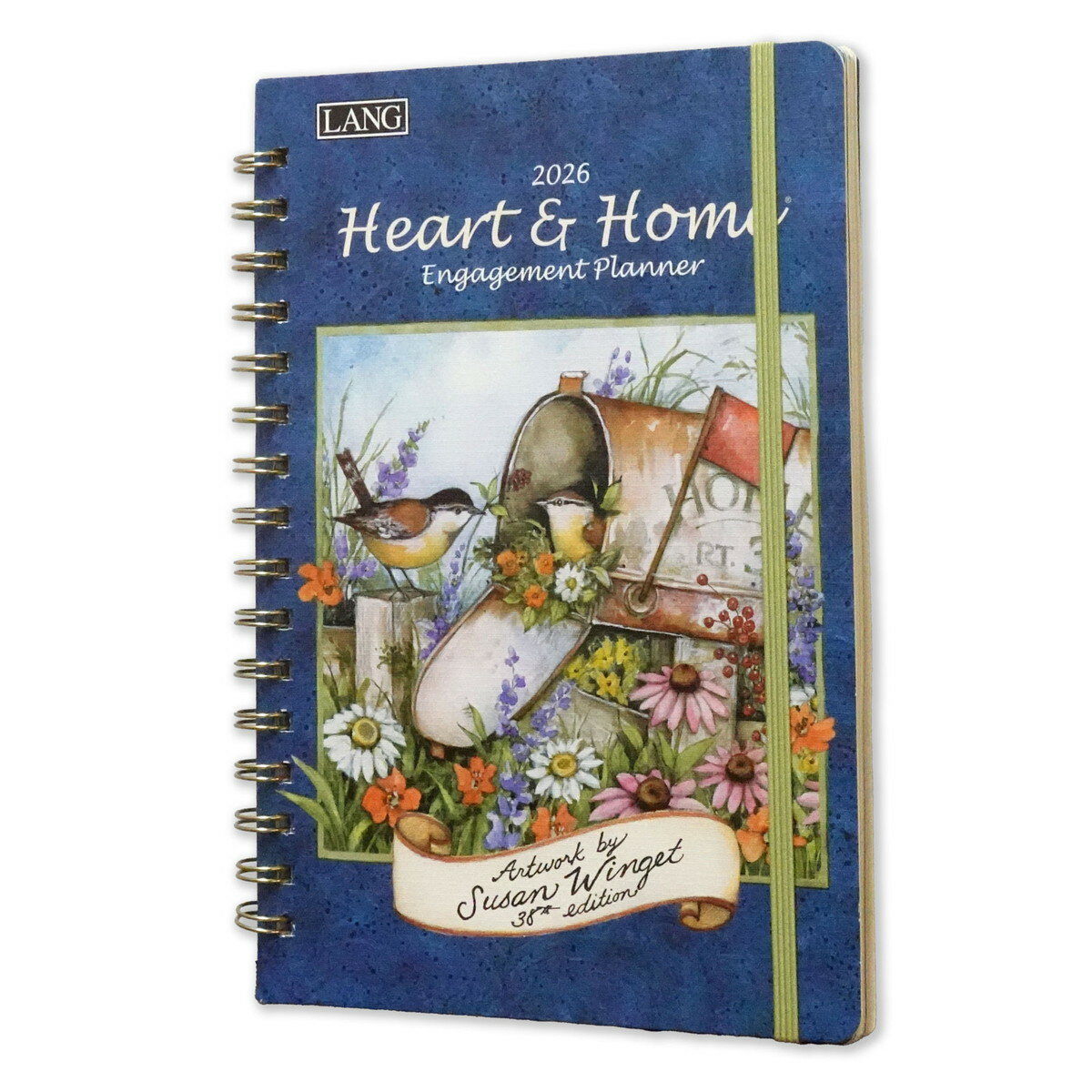 2026年 LANG アジェンダダイアリー(輸入版)「HEART & HOME/心とわが家」 16×23cm 手帳 スケジュール帳 ..