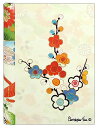 クリストファーヴァインデザイン【ノート】【リングカバータイプ】和風な花【サイズ/136×178×15mm】【ページ数/80P】【罫線あり】【キラキラなフリッター...