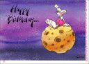 グリーティングカード 誕生日 デペッシュマウス「Happy Birthday」封筒135×185mm ネズミ イラスト メッセージカード 輸入雑貨(DG01)