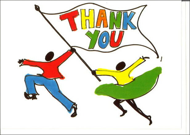 グリーティングカード 多目的 ありがとう サンキュー JIVE「THANK YOU」 封筒184×132mm コミカル イラスト メッセージカード 定形サイズ ...