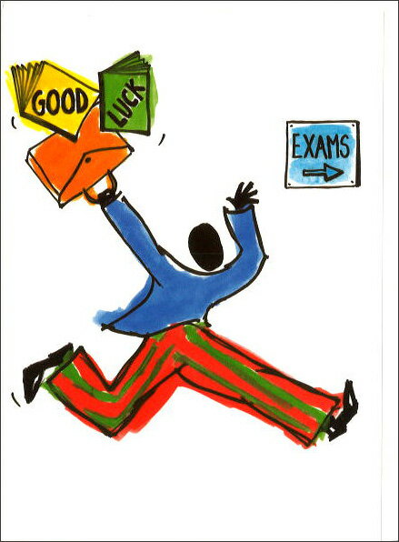 グリーティングカード 多目的 JIVE「GOOD LUCK」 封筒110×152mm 人物 抽象画 メッセージカード 定形サイズ 輸入雑貨(JGC116)