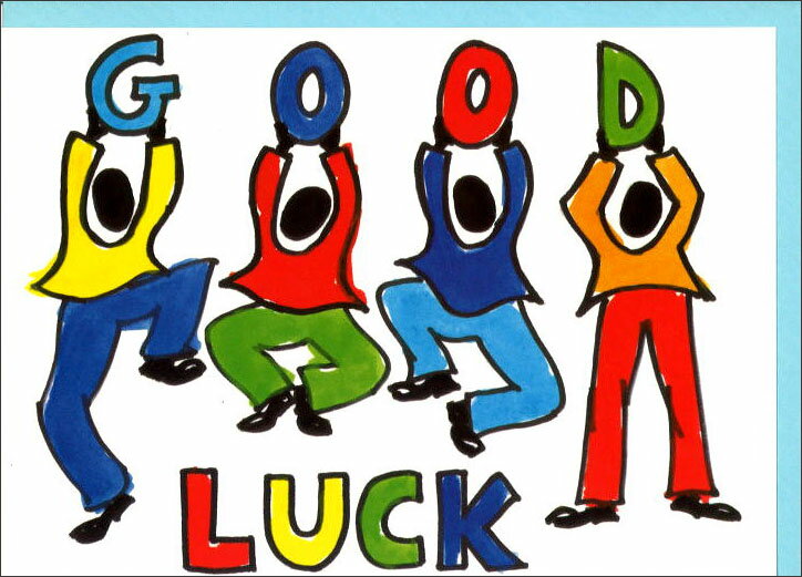 グリーティングカード 多目的 ジェスチャー8 水色 封筒185×135mm 抽象画 メッセージカード 輸入雑貨(JSM812)