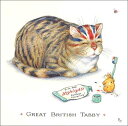 グリーティングカード 誕生日 バースデー ピーター・クロスシリーズ「グレートな配色で猫を塗ったねずみ」 封筒163×163mm 動物 メッセージカード ギフト ...
